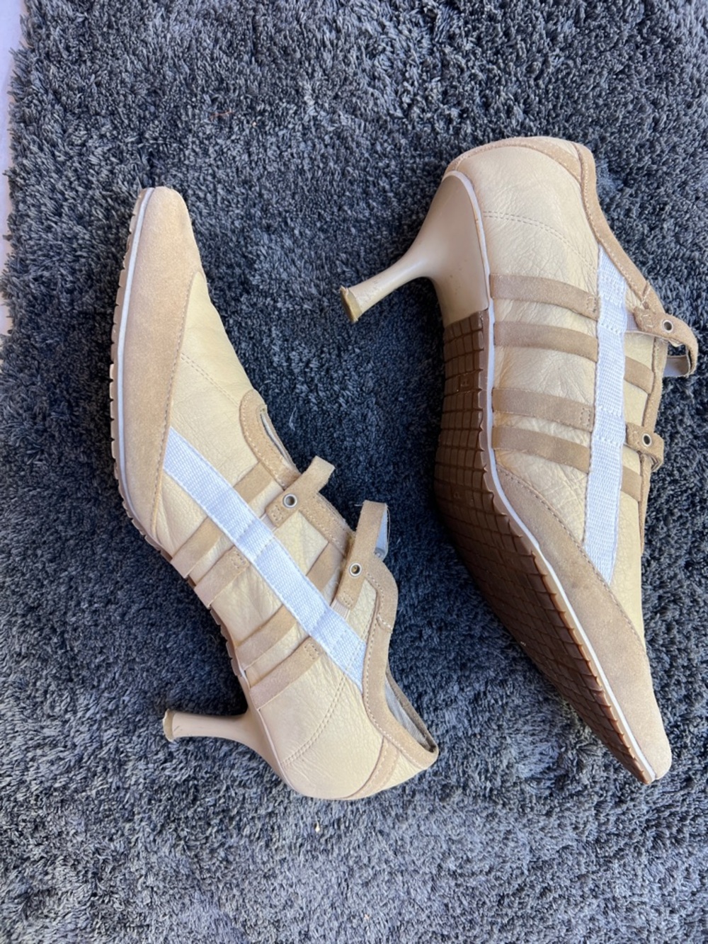 Diesel Gorpcore Janetta Leather Victorian Trainer Booties Sz 8 Vintage Y2K - Picture 4 of 9